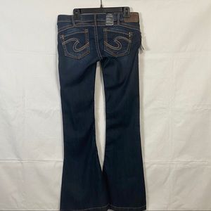 Silver Jeans Camden Rose Bell Low Rose Jeans W30 L33 NWT